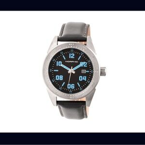 Men's Black and Silver Watch